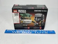 LEGO Star Wars BrickHeadz 75317 -The Mandalorian & the Child -NEW Sealed