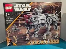 New Sealed LEGO Star Wars 75337 AT-TE Walker w/ Commander Cody & Spider Droid