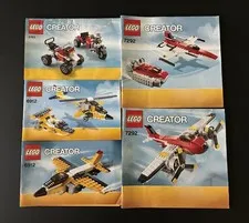 LEGO CREATOR Instruction Manuals Only Mixed Lot 7292 6912 5763
