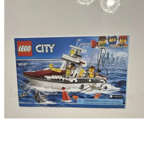 LEGO City Fishing Boat 60147 Illustrated Manual Booklet Multilingual 2017
