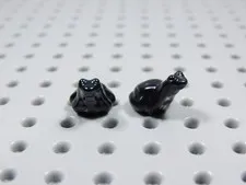 LEGO Lot of 2 Black Tree Frogs Frog Animal Minifig BT