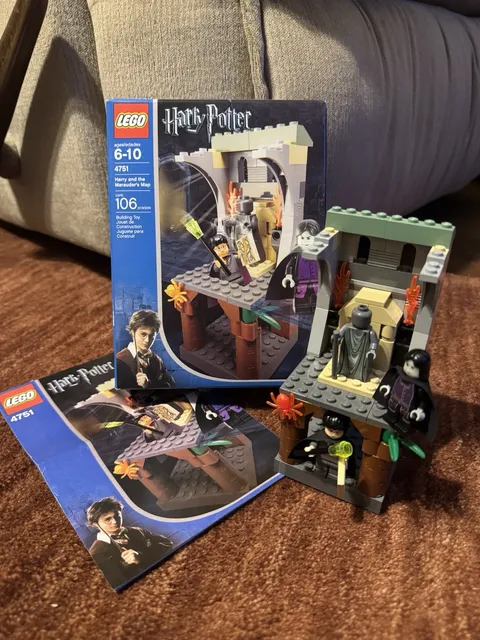 LEGO Harry Potter 4751 Harry and the Marauder's Map 106pc Complete Set w/ Box