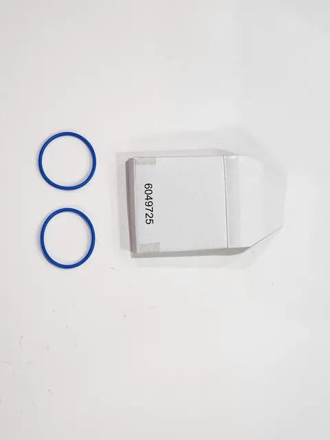 Lego Qty 2 - Blue - x89 Rubber Belt Large (Round Cross Section) - Approx. 3 1/4