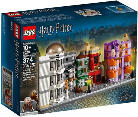 LEGO Harry Potter Diagon Alley 40289 Microscale Building Toy Set 374 Pcs GWP New