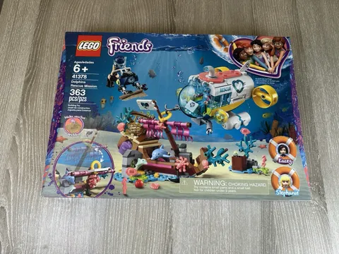LEGO Friends 41378 Dolphin Rescue Mission New Sealed 363 Pieces Submarine Set