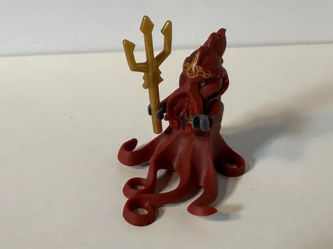 LEGO Atlantis Minifigure - Squid Warrior w/ Trident (atl007) 8061 8078 Portal