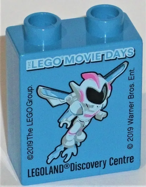 LEGO LEGOLAND Collectible Brick Custom Brick LEGO MOVIE DAYS 2019 Discovery Centre