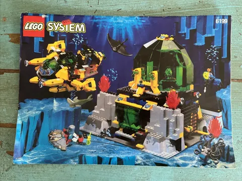 LEGO 1998 Hydronauts Aquazone Instruction Manual Only 6199