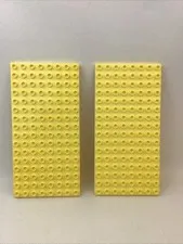 Lego Duplo Yellow Baseplate 8X16 Replacement Pieces House Princess Palace Castle