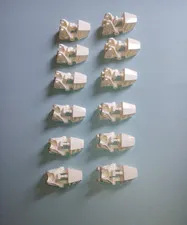 12 Bionicle Lego White 32475 Foot Feet Vahki style Genuine Lego Parts WYSIWYG