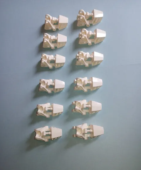 12 Bionicle Lego White 32475 Foot Feet Vahki style Genuine Lego Parts WYSIWYG
