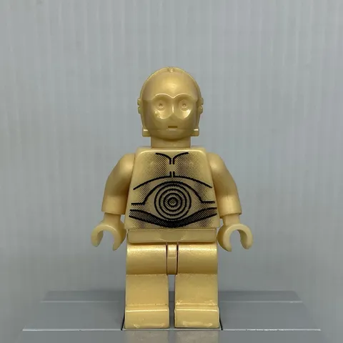LEGO Star Wars sw0010 C-3PO Pearl Light Gold Protocol Droid Minifigure