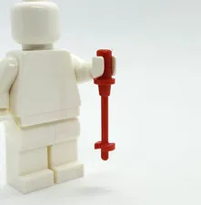 Lego Prototype Red Ski Stick Pole Piece Misprint Error Rare as SDCC NYCC!