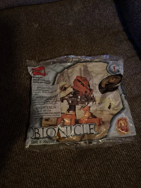 LEGO Bionicle McDonald's  Sealed Baggie 8 Pieces