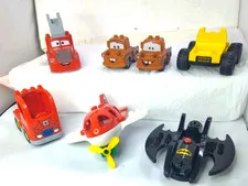 7  Lego Duplo Vehicles Batman Airplane  Spiderman Semi Truck Large Car Lot
