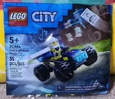 New 2024 Lego City 30664 Police Off-Road Buggy Car  Polybag Set