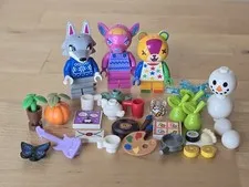 LEGO Animal Crossing 77057 Creative Houses: Seasons Minifigures And Accessories