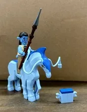 LEGO #75573 AVATAR Direhorse (Pa'li) Blue Horse & Norm Spellman NA’VI Figures