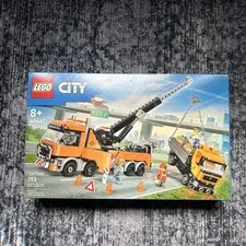 LEGO 60467 City Heavy-Duty Recovery Tow Truck with Crane *BRAND NEW SEALED*