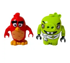 LEGO Angry Birds Red, Worried & Pilot Pig Minifigure ang003 ang004 75822
