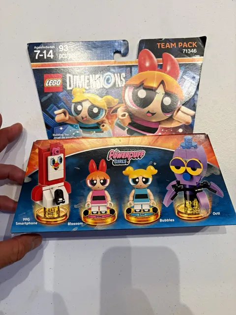 LEGO Dimensions Powerpuff Girls Team Pack 71346 93pc 3-in-1 Blossom 2017