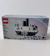 Lego 40659 Disney 100 Mini Steamboat Willie Retired New And Sealed Box