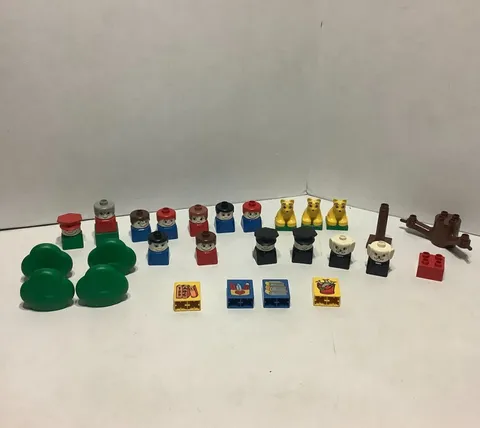 Vintage Lot of Lego Duplo Square Figures