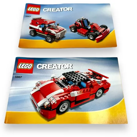 Lego Creator Super Speedster 5867 Building Instructions Booklet Only Manual