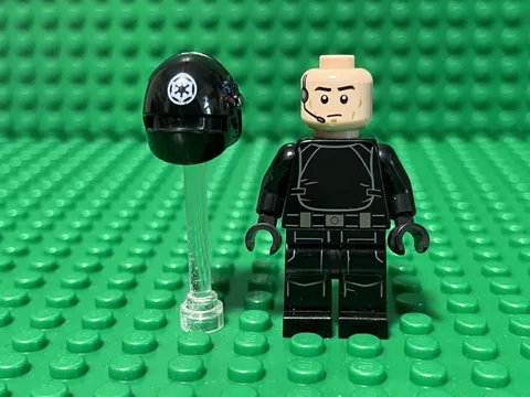 LEGO Star Wars Imperial Gunner Minifigure Closed Mouth White Logo sw1045