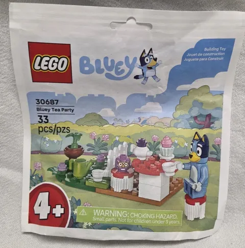 LEGO® Bluey Tea Party Building Set 30687 Poly Bag 33 Pieces