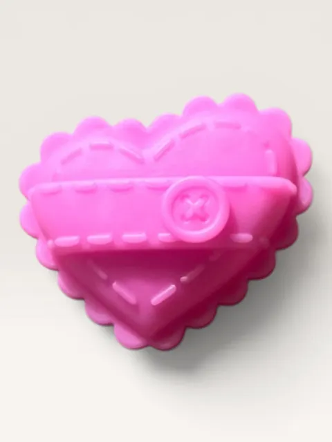 PINK Brush Hairbrush HEART My little Pony Barbie Doll replacement LOL OMG Clone
