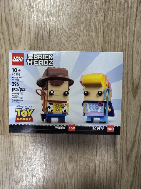 LEGO BRICKHEADZ: Woody and Bo Peep (40553) New/Factory Sealed