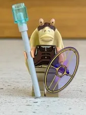 Lego Star Wars Gungan Soldier Minifigure sw0302 7929 9509 w/ Shield