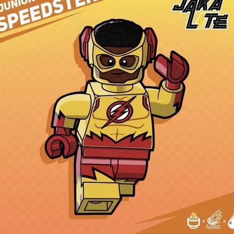 Lego DC The Flash Custom Minifigure .By jaka .neww!!