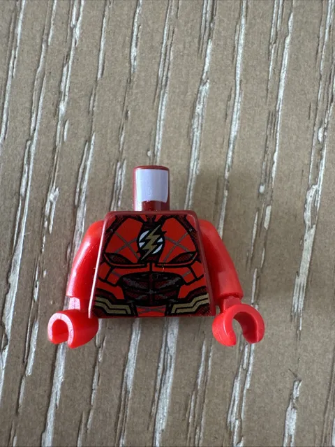 NEW LEGO® Minifigure Torso Part Red DC The Flash Detailed Print sh438 76086