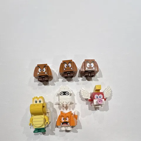 LEGO Super Mario Minifigure Lot of 7 - Read Description