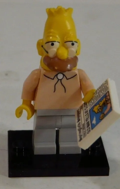 Lego Minifigure Grampa Simpson The Simpsons Series 1 Collectible Figure (71005)
