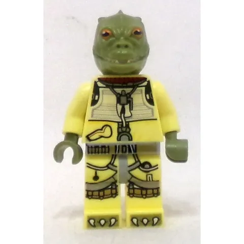 LEGO Star Wars Bossk Minifigure sw0290 Bounty Hunter Yellow Flight Suit