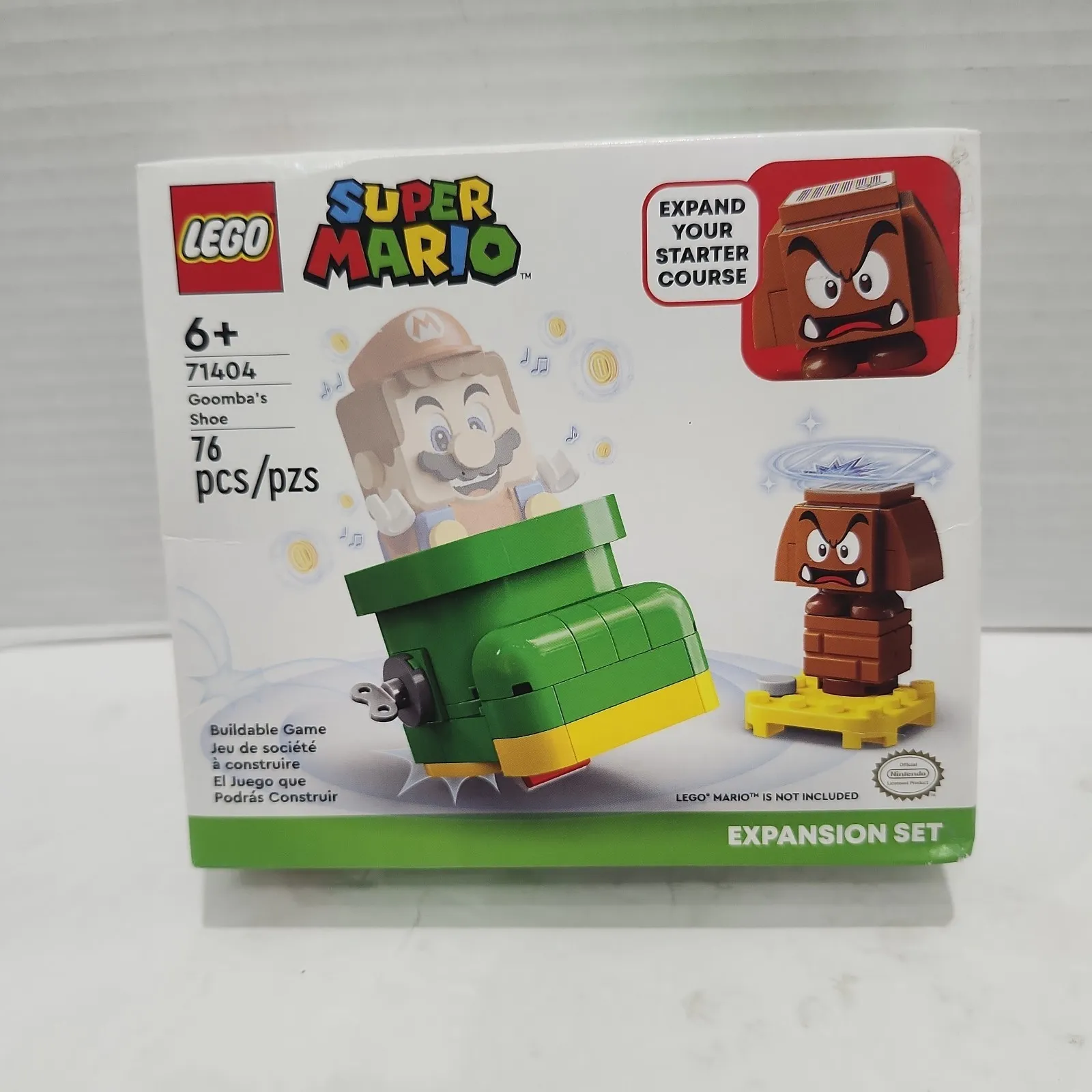 Lego Super Mario 71404 Goomba's Shoe Expansion Set (NEW SEALED)