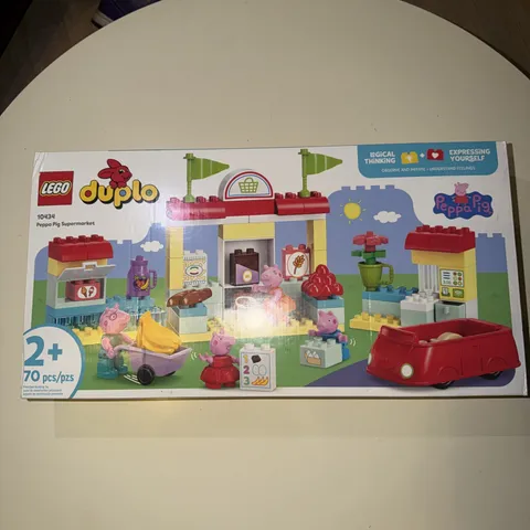 LEGO DUPLO Peppa Pig Supermarket  10434 Building Toy Set 70 Pieces Brand Ney