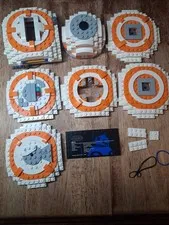 Par Lego Partial Build 75187 BB-8 Used Incomplete Missing Many Pieces Nameplate