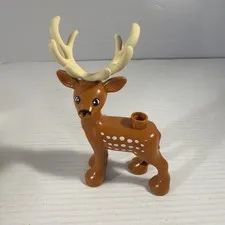 Lego Duplo Reindeer Antlers Deer Buck Santa Claus Christmas Sleigh Winter Zoo