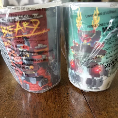 McDonalds Happy Meal 2014 The Lego Movie Metal Beard & #8 Lord Business Sealed