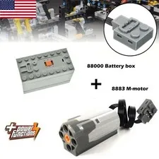Power Functions 8883 M-motor 88000 Battery Box Electric Train For LEGO Block Toy