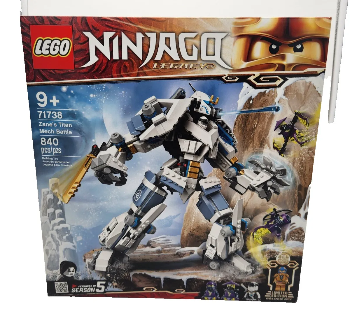 RETIRED LEGO Ninjago 71738 Zane's Titan Mech Battle - Brand New Factory Sealed