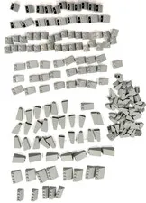 LEGO Gray Bulk Slopes Wedges Lot Approx 185pcs Wings Roof Pieces Star Wars MOC