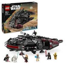 LEGO Star Wars Dunkler Millennium Falke, Sternenschiff Set, Bauspielzeug für Kin