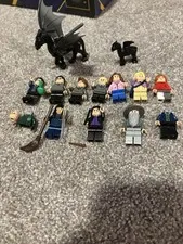 LEGO Harry Potter Minifigure Lot w/ Thestral & Small Black Creature Figures