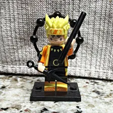 2 inch Custom, Naruto Mini Figure with Base