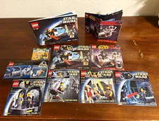 LEGO Star Wars Instruction Manual Booklets Lot 7103 7200 7201 7203 7204